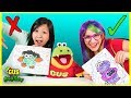 3 Marker Challenge Coloring with Ryan's Mommy and Rainbow Rae!