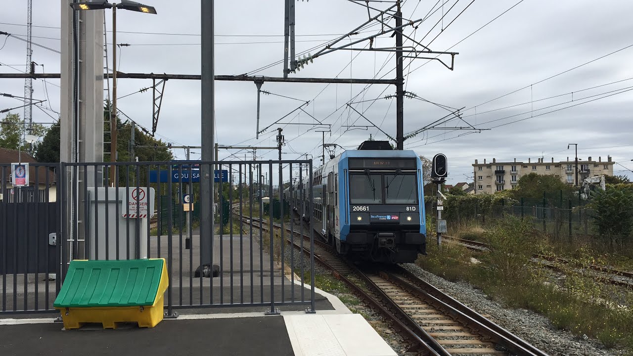Arrivée RERD Z20500 IDFM Claquement en gare de Goussainville YouTube Arrivée RERD Z20500 IDFM Claquement en gare de Goussainville YouTube