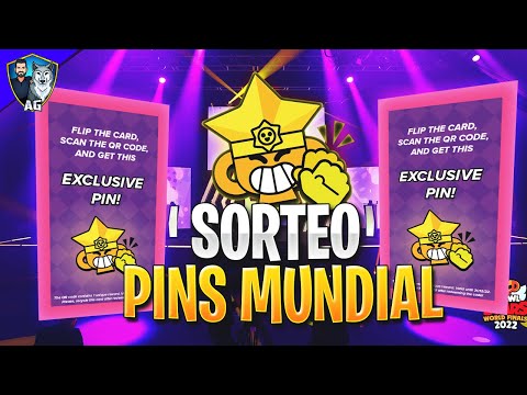 CONSIGUE GRATIS PINS DEL MUNDIAL de BRAWL STARS *SORTEO*