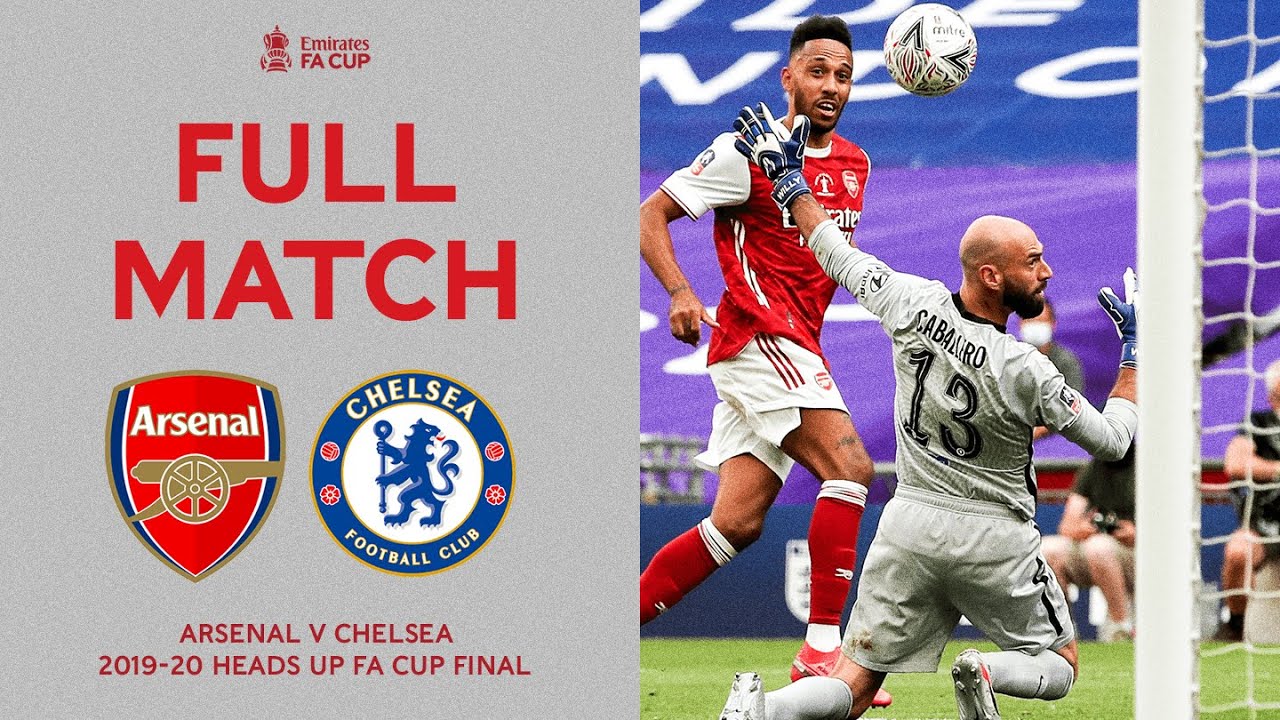 FULL MATCH Captain Aubameyang Leads Arsenal To Victory Heads Up FA Cup Final 2019-20