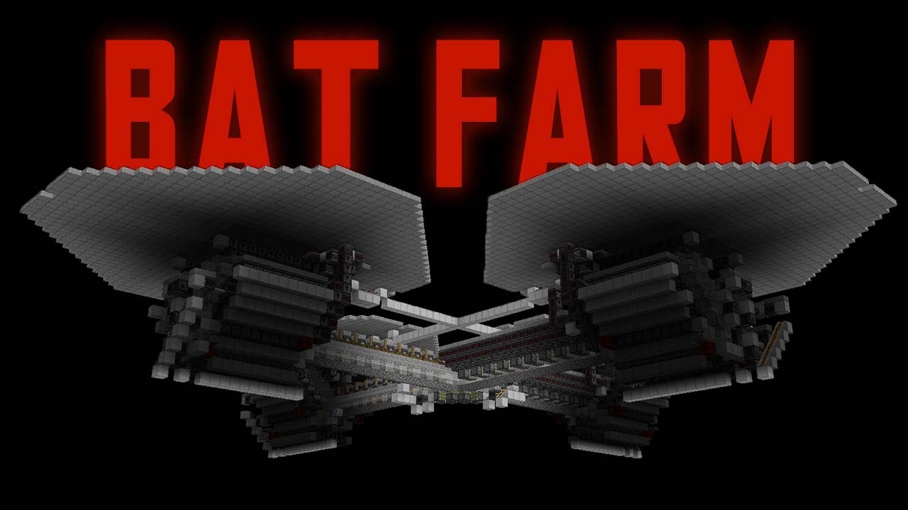 Bat Farm 2 7k Bats H Minecraft 1 12 Youtube