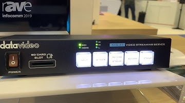 InfoComm 2019: Datavideo Shows NVS 33 Single-Channel Streaming Encoder and Recorder