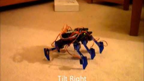 Basic 4tronix Hexapod Demo