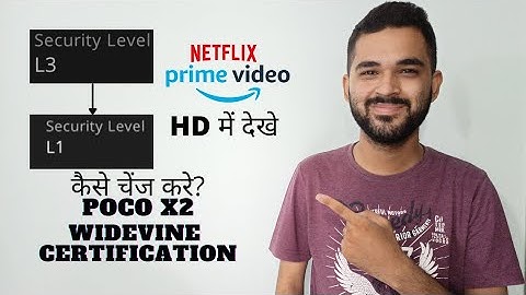 How To Enable Widevine L1 Certificate In Poco Phone, Xiaomi Phone Without Root???