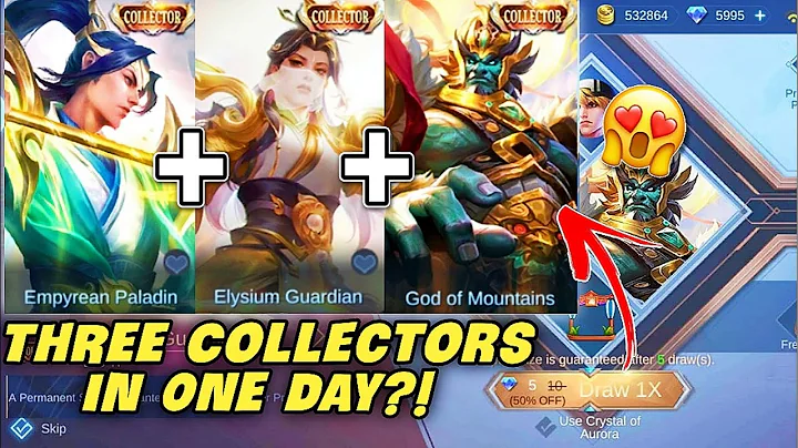 Drawing 3 Collectors in One Day 🔥 | Mobile Legends