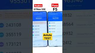 Poco F5 vs Realme GT Neo 5SE Antutu Test ???