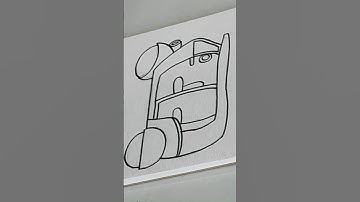 How to Draw an Auto Rickshaw l ऑटो रिक्शा कैसे बनाएं 🛺🛺. #autoart