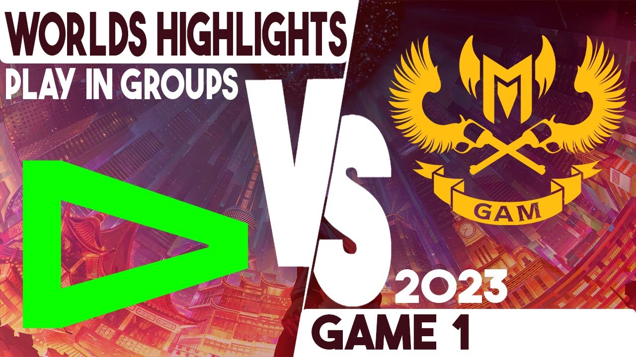 LLL vs GAM Highlights Game 1 | Worlds 2023 | LOUD vs Gam Esports