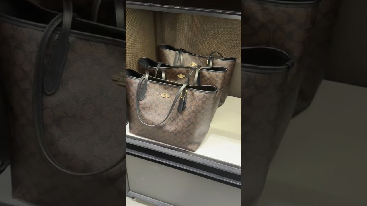 Coach City Tote Bag in Signature Canvas 