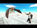 FLYING WEREWOLF 1 VS 1 EVERY UNIT ON STONE BRIDGE | ANIMAL REVOLT BATTLE SIMULATOR