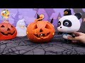 ハロウィン かぼちゃランタンの作り方❤ジャックオーランタンの作り方❤トイバス（ToyBus) キッズ おもちゃアニメ