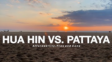 Hua Hin compared to Pattaya 🇹🇭 Thailand 2024