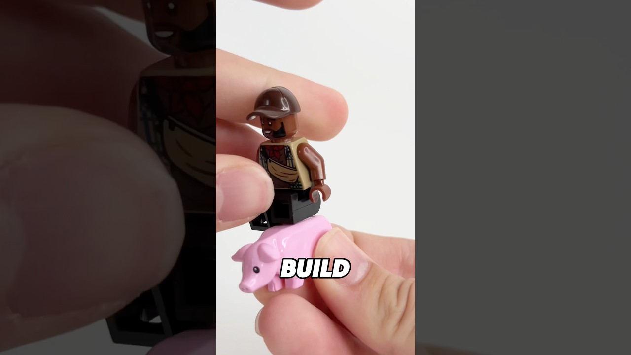 Я построил всадника на кабане из Lego