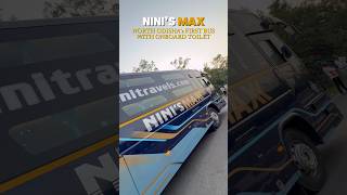 Presenting North Odisha’s first bus with onboard toilet ; NINI’s MAX , coming soon to bbsr to ranchi