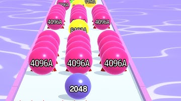 BallRun2048 🔴☀️⚡Gameplay Walkthrough All Levels Android ,iOS New Updates Sandwich runner