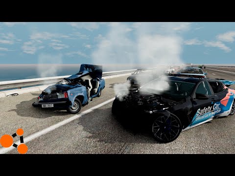 Видео: ШАШКИ ПО ТРАССЕ  СЛУЧАЙНО ПЕРЕПУТАЛ ? BeamNG drive