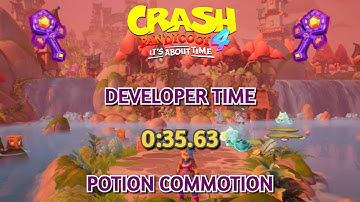 Crash 4 Developer Times: Potion Commotion In 0:35.63