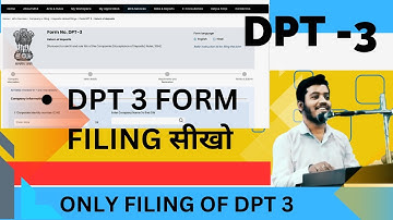 DPT 3 FILING PROCESS STEP BY STEP || NILL RETURN FILE || OPENING CLOSING AND ALL