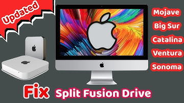 UPDATED: Fix a Split Fusion Drive on [Mojave, Big Sur, Catalina, Ventura and Sonoma] 2023