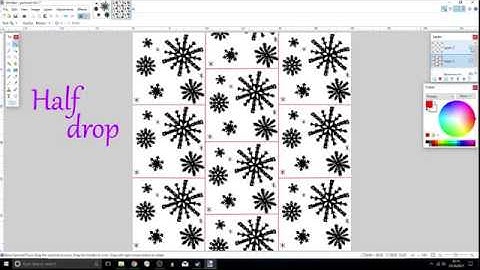 Half Drop Repeat Pattern