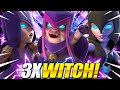 INFINITE SPAM!! TRIPLE WITCH DECK IS EVEN STRONGER IN CLASH ROYALE!