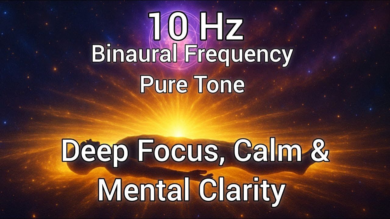 10 Hz Alpha Waves | Deep Focus & Healing Sound for Productivity, Calm ...