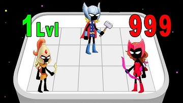 Max Level in Merge Master: Stickman Merge - Android Game Part 3