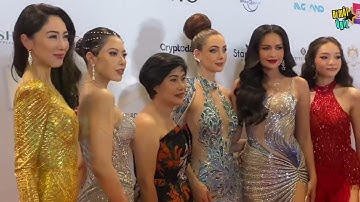 Hoa hậu NGỌC CHÂU mừng rỡ khi hội ngộ LAN KHUÊ tại thảm đỏ Miss Charm 2023, dàn giám khảo khoe body