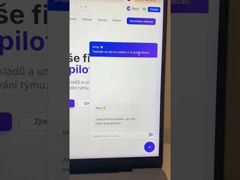 Cover: AI Chatbot na web v n8n #automation #chatgpt #ai