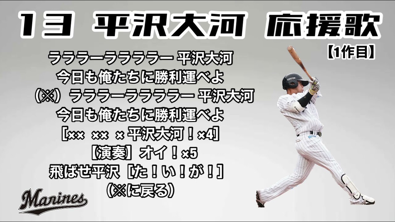 平沢 大河 応援 歌(02)