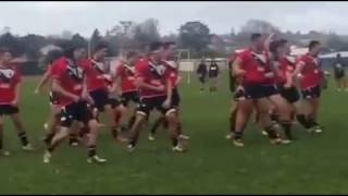Howick College Haka vs Avondale College  Haka, July 2016.