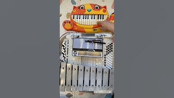 Catnap song Vs Real cool instruments #cat #coolshorts #instruments
