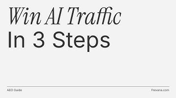 AEO in 3 Steps | Step by Step Guide with Frevana