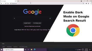 How to Enable Dark Mode on Google Search Result in Google Chrome | Windows 2021