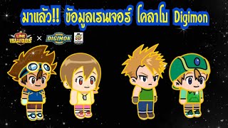 Line Rangers - มาแล้ว!! ข้อมูลเรนเจอร์ โคลาโบ Digimon Adventure