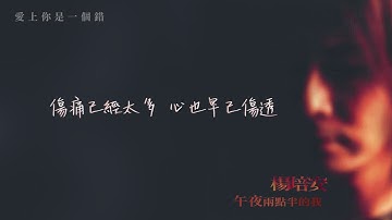 楊培安《午夜兩點半的我》〈愛上你是一個錯〉官方動態歌詞版MV