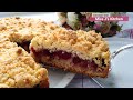 German Cake - Cherry Crumble Cake | 🇬🇧 🇹🇼 🇩🇪 SUB | 👩🏻‍🍳Miss J’s Kitchen #12