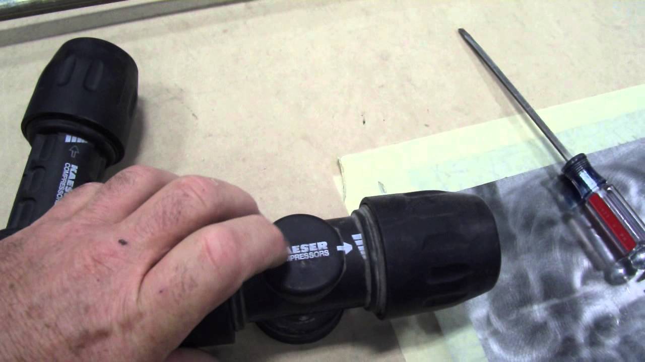 Kaeser compressor air lines YouTube