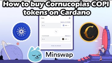 How to buy Cornucopias COPI tokens on Cardano