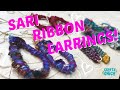 Sari Ribbon Earrings w/ Mod Podge Ultra