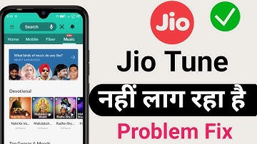 Jio Tune Nahi Lag Raha Hai / jio tune set problem / oops there was an error fix it @techavision2956