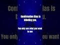 YOU ARE TRADING ILLUSIONS 👁️ #tradingpsychology #smartmoney #confirmationbias