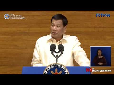 SONA 2018: Duterte on contractualization