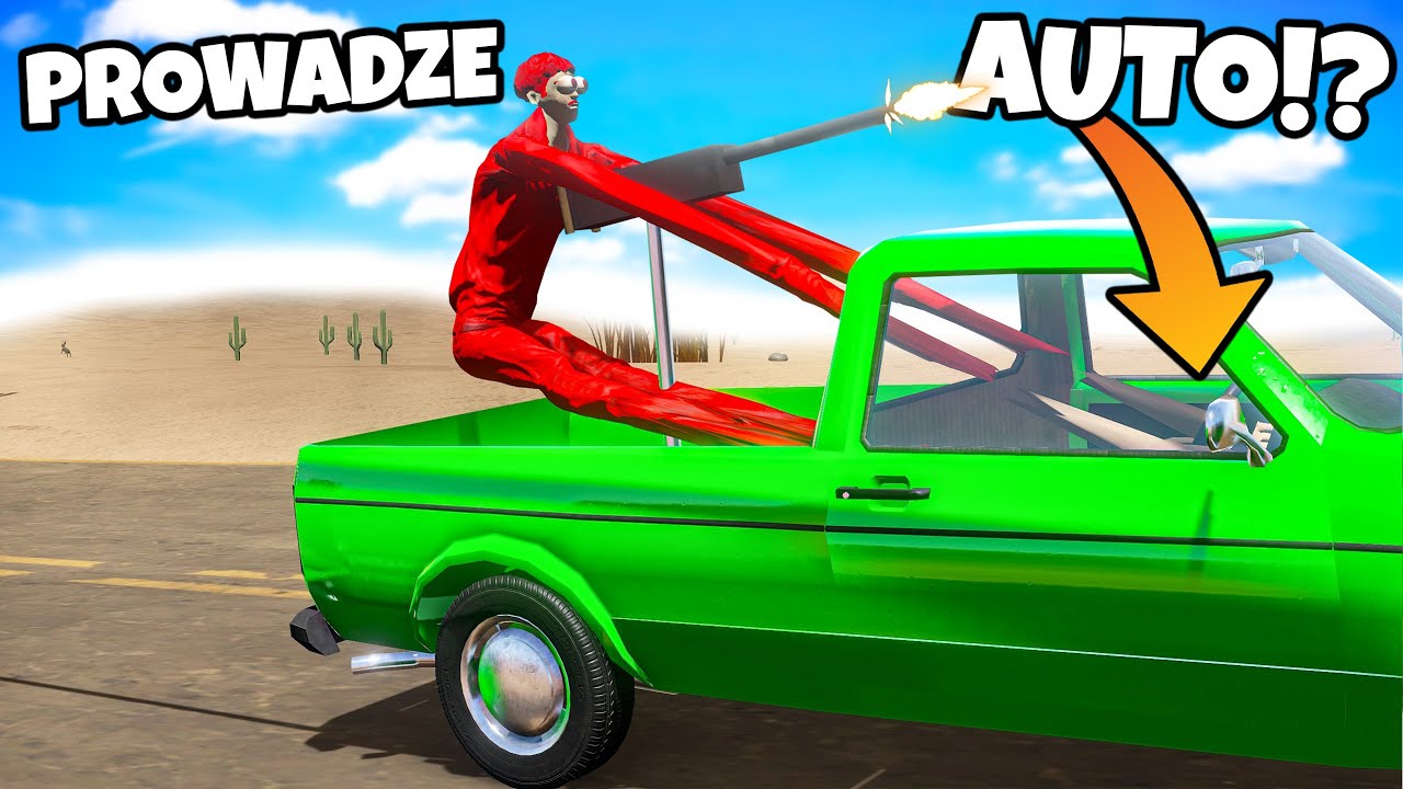 ❄️ JEŻDŻĘ I JEDNOCZEŚNIE STRZELAM MINIGUNEM!? | The Long Drive |