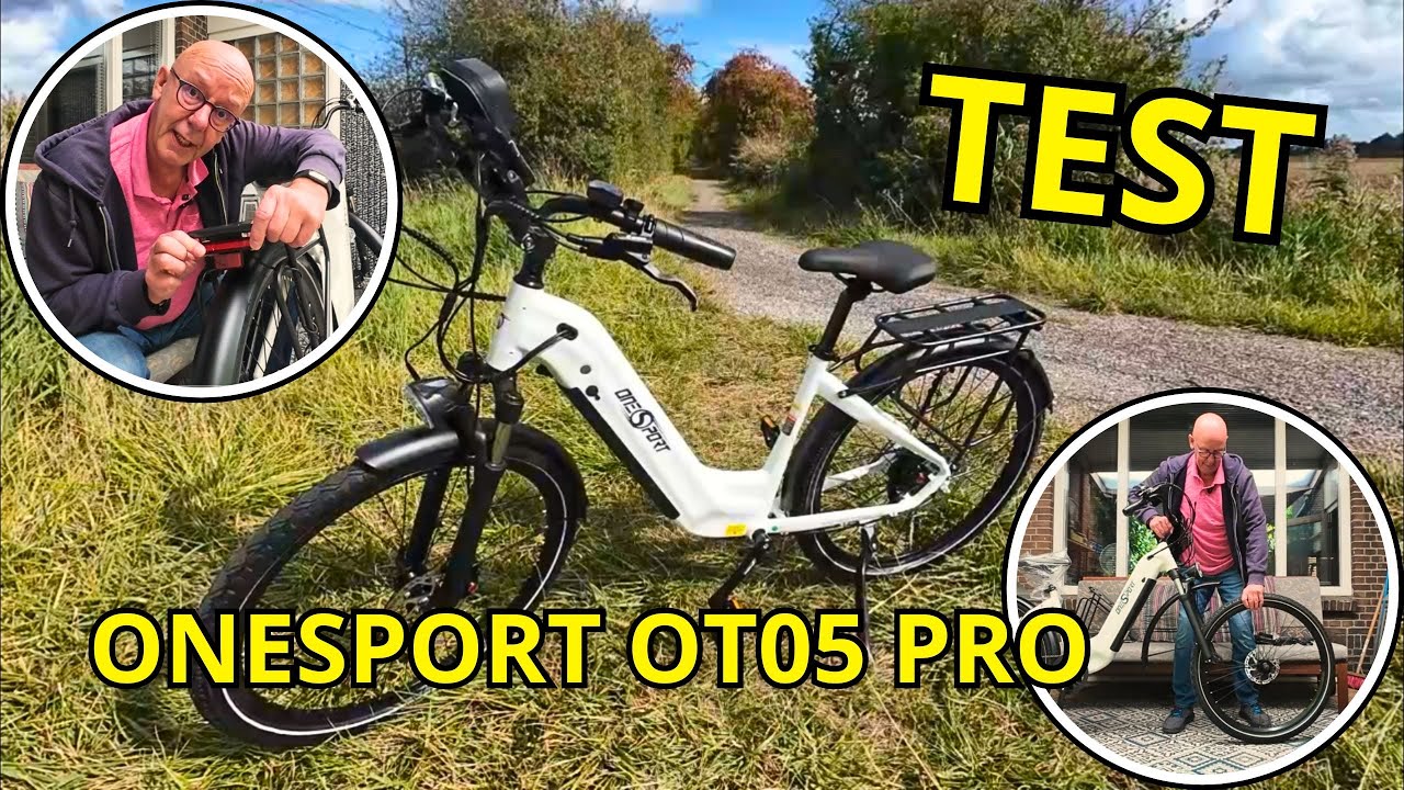 Elektrische FIETS met GROOT BEREIK. Test ONESPORT - OT05 Pro