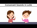 Latin Consonants and Stress Patterns