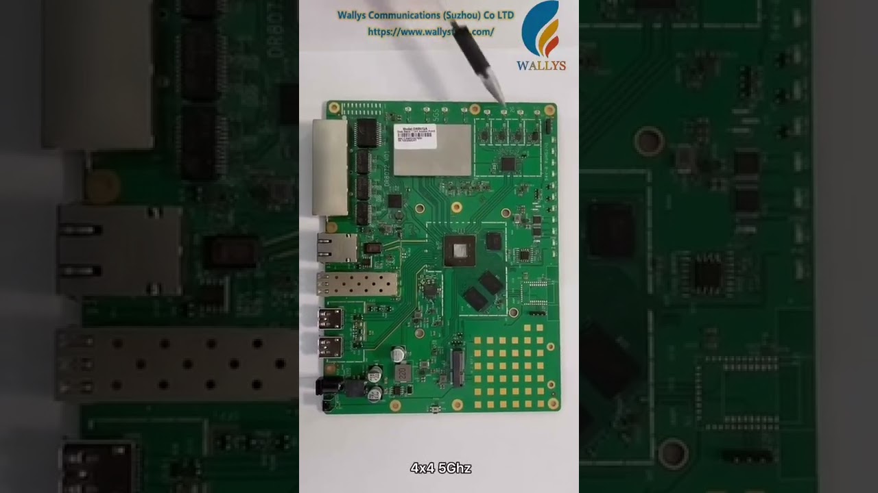 Wallys Qualcomm Atheros IPQ8072A AR Quad Core CPU DR8072 V01