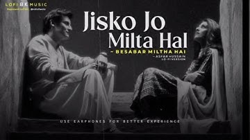 Jis Ko Jo Milta Hal💔😭Sad Song ❤️Dj Remix Sad Song 2025 🔥 90s Hindi Song Heart💔Broken Song 🔥Lofi Song
