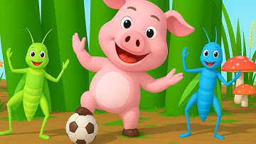 Con cào cào - Một con vịt remix 2025 - Hoạt hình nhạc thiếu nhi chú vịt con mới nhất