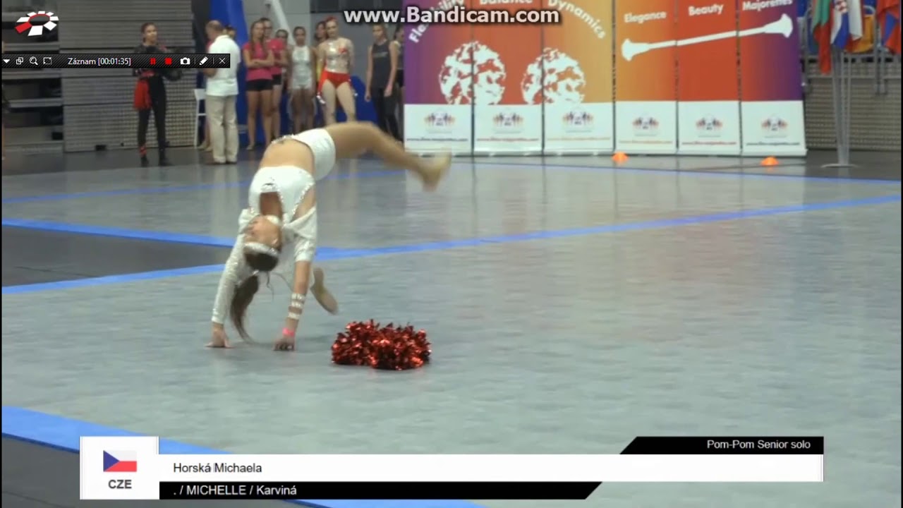 MICHELLE Karviná - Michaela Horská - II.vícemistryně Evropy 2018